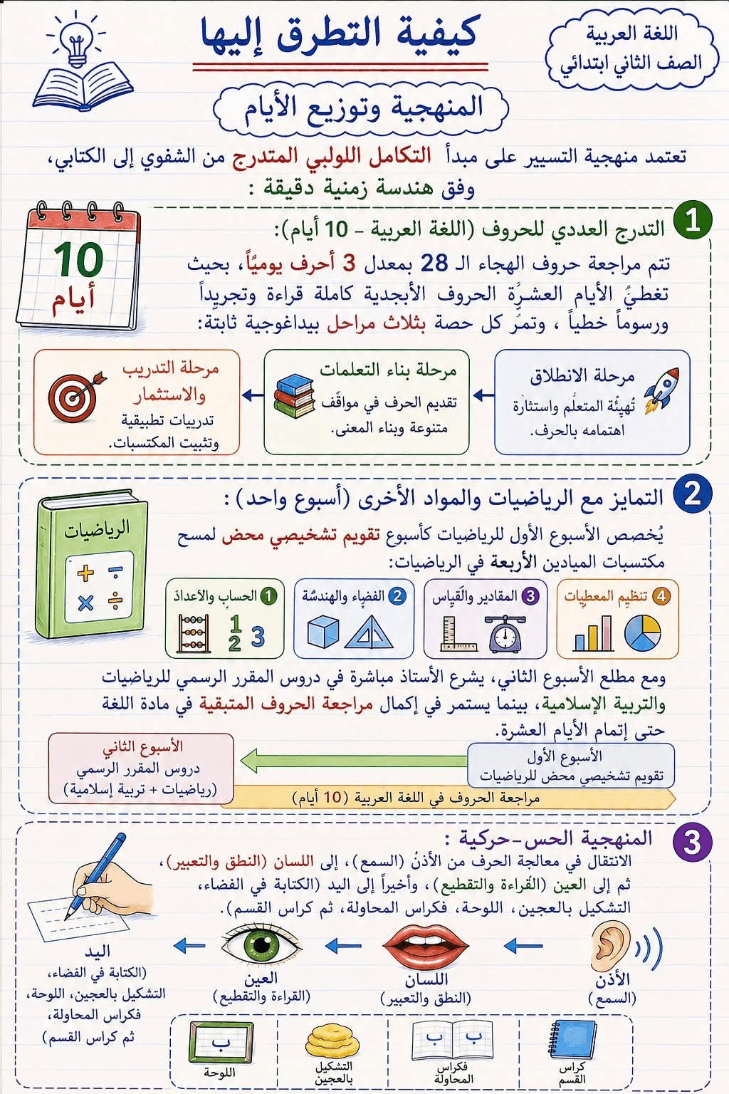 شرح درس على شكل خريطة تعليمية متكاملة