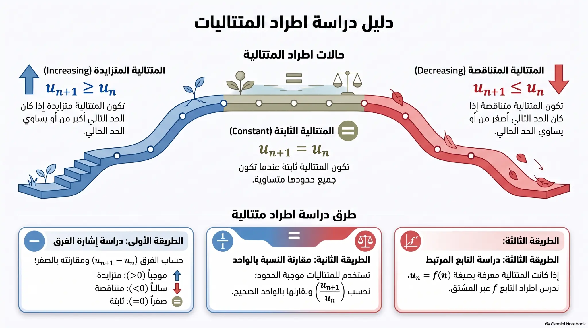 دليل دراسة اطراد المتتاليات